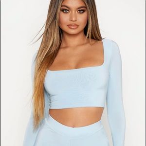 NWT long sleeve crop top !